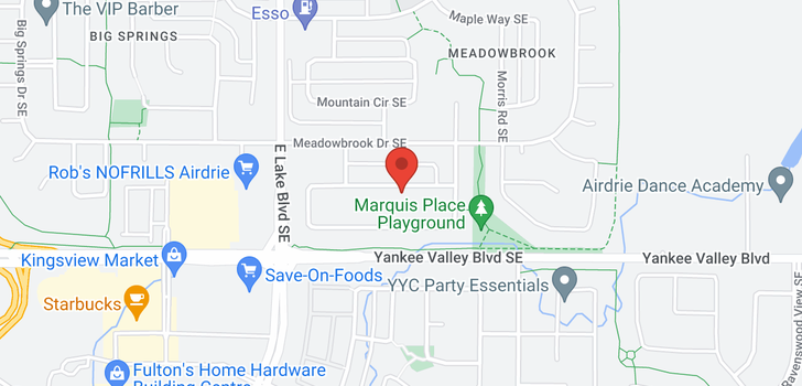 map of 281 Marquis Place SE